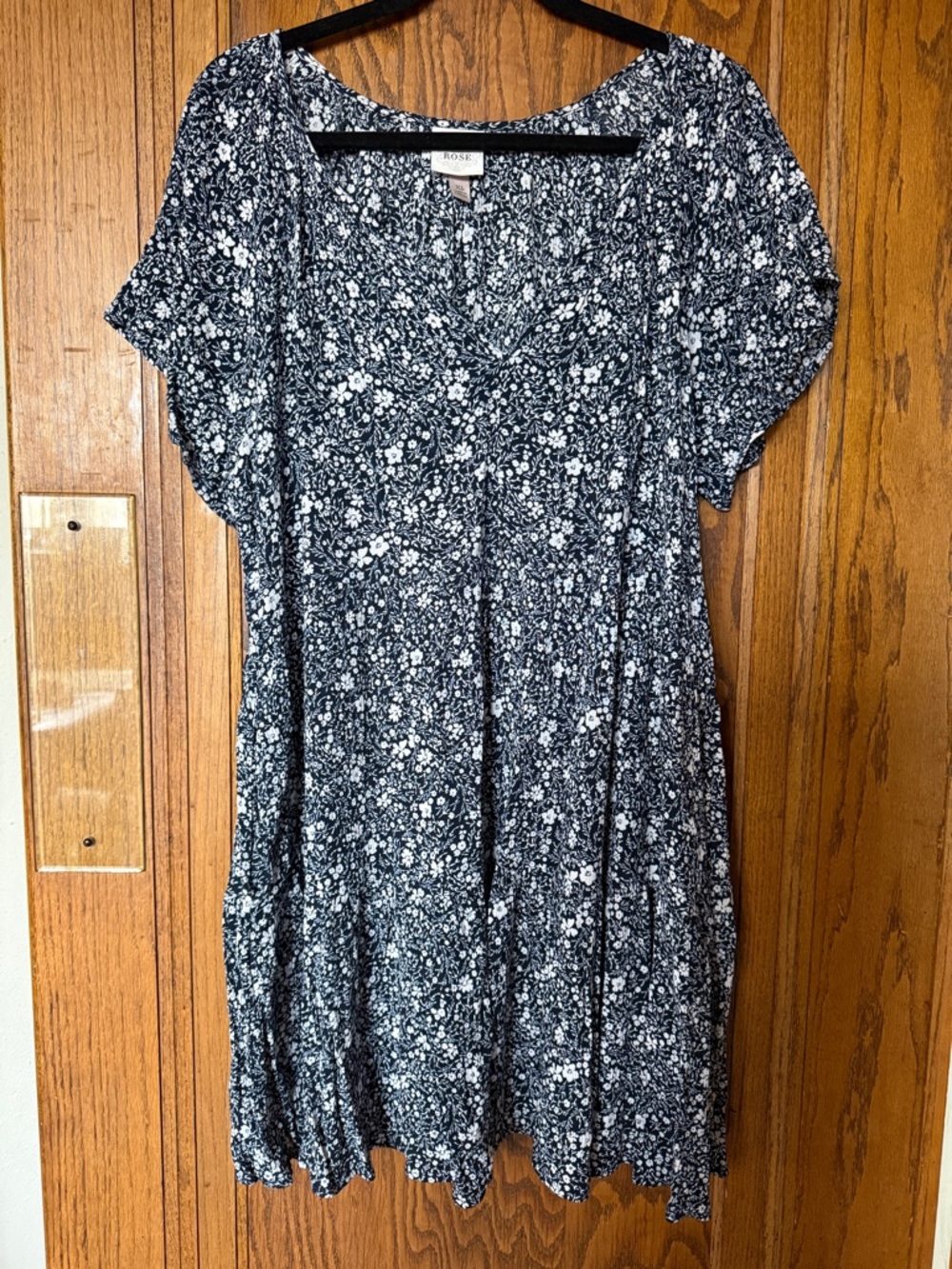 Knox Rose Target Navy and White Floral Mini Dress